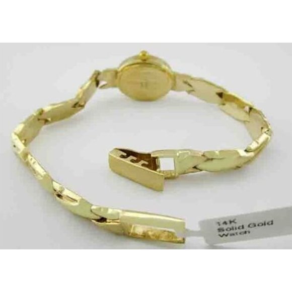 Elgin Lady\'s Diamond Watch 14K Yellow Gold - Made In Italy main image 2